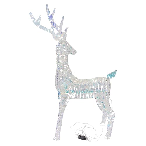 FRANK FLECHTWAREN LED-Rentier Rainbow, große außergewöhnliche Weihnachtsdeko, LEDs, Trafo, Timerfunktion, An-/Aus-Schalter Maße: 60 x 22 x 136 cm für den Außenbereich geeignet FRANK FLECHTWAREN LED-Rentier Rainbow, große außergewöhnliche Weihnachtsdeko, LEDs, Trafo, Timerfunktion, An-/Aus-Schalter Maße: 60 x 22 x 136 cm für den Außenbereich geeignet von FRANK FLECHTWAREN