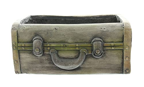 FRANK FLECHTWAREN Origineller Pflanzkasten in Kofferform 30 x 18 x 14 cm von FRANK FLECHTWAREN