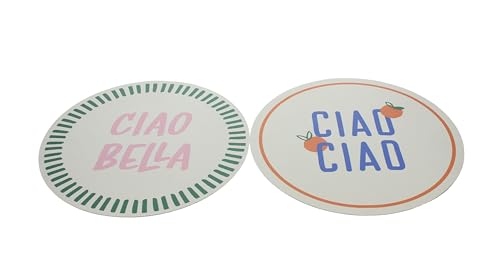 FRANK FLECHTWAREN Platzmatte Italy, 2er Set, PVC Maße: Ø 38 cm von FRANK FLECHTWAREN