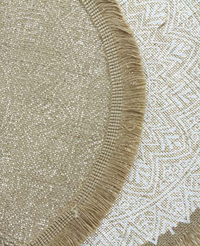 FRANK FLECHTWAREN Platzmatte Mandala im 2er Set ca. Ø 40 cm von FRANK FLECHTWAREN