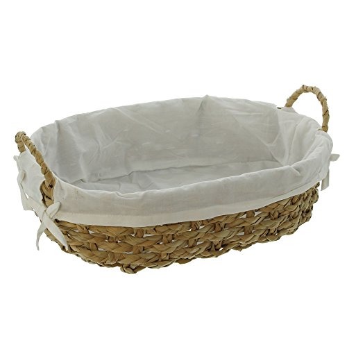 FRANK FLECHTWAREN Schale "Schilfgras", Korb, vielseitig anwendbar, Geschenkkorb, Brotkorb, 38 x 25 x 11 cm, vielseitig anwendbar von FRANK FLECHTWAREN