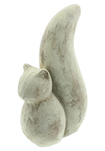 FRANK FLECHTWAREN Terracotta-Eichhörnchen Emil, schwere Qualität Maße: Höhe 28 cm von FRANK FLECHTWAREN