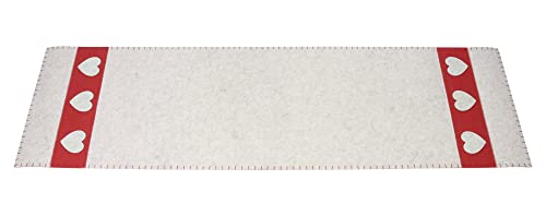 FRANK FLECHTWAREN Tischläufer Beherzt, Filz, 100% Polyester Maße: 40 x 140 cm von FRANK FLECHTWAREN