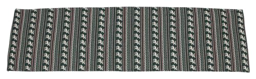 FRANK FLECHTWAREN Tischläufer Skandinavien, Strickoptik, 95% Polyester, 5% Wolle Maße: 40 x 140 cm, Skandinavisches Design, von FRANK FLECHTWAREN
