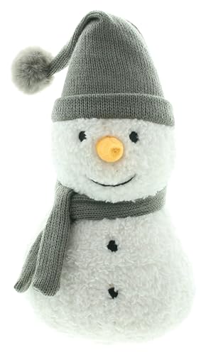 FRANK FLECHTWAREN Türstopper "Frosty", schwere Sandfüllung, 100% Polyester Maße: Höhe 25 cm, Gewicht ca. 1 kg, Robust und langlebig, Dekorativ von FRANK FLECHTWAREN