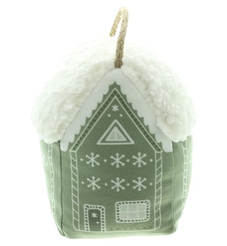 FRANK FLECHTWAREN Türstopper "Häuschen", schwere Sandfüllung, Jute, 100% Polyester Maße: Höhe 16 cm, Gewicht ca. 900 Gramm, von FRANK FLECHTWAREN