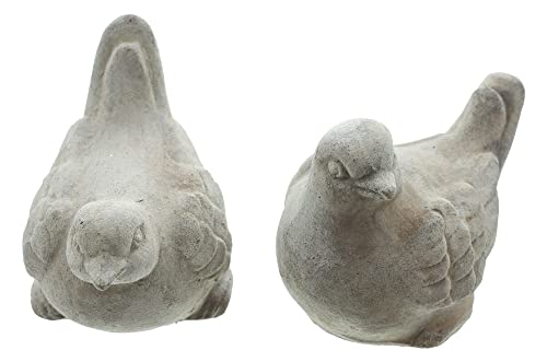 FRANK FLECHTWAREN Vogel Terracotta, 2er Set, hübsche Dekofigur, schöner Sandton, antikes Finish, schwere Qualität, Maße: Höhe 10 cm FRANK FLECHTWAREN Vogel Terracotta, 2er Set, hübsche Dekofigur, schöner Sandton, antikes Finish, schwere Qualität, Maße: Höhe 10 cm von FRANK FLECHTWAREN