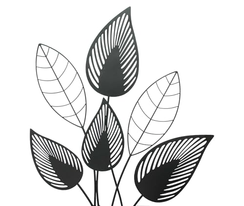 FRANK FLECHTWAREN Wanddeko Blätter, Metall, mattschwarz Maße: 55 x 84 cm FRANK FLECHTWAREN Wanddeko Blätter, Metall, mattschwarz Maße: 55 x 84 cm von FRANK FLECHTWAREN