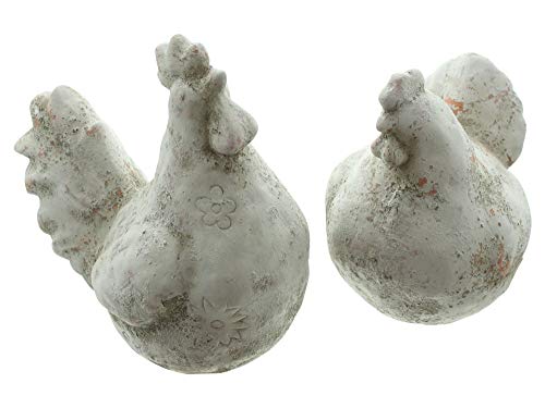 Figur "Huhn & Hahn", im 2er Set von FRANK FLECHTWAREN