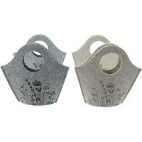 Frank Flechtwaren - Filztasche 'Blumenwiese', 4er Set FF-770793 von FRANK FLECHTWAREN