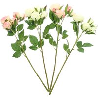 Frank Flechtwaren - Kunstblume 'Rosenliebe', 4er Set FF-770875 von FRANK FLECHTWAREN