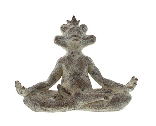 Dekofigur, Frosch "Entspannung" ca. 42 x 19 x 36 cm von FRANK FLECHTWAREN