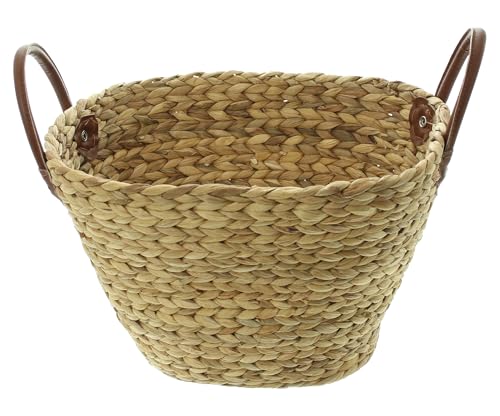 Füllkorb "Natural", Wasserhyazinthe, Kunstledergriffe Maße: 39 x 30 x 25 cm Füllkorb "Natural", Wasserhyazinthe, Kunstledergriffe Maße: 39 x 30 x 25 cm von FRANK FLECHTWAREN