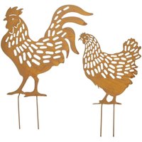 Gartenstecker "Hahn & Huhn", 2er Set FF-770819 Gartenstecker "Hahn & Huhn", 2er Set FF-770819 von FRANK FLECHTWAREN