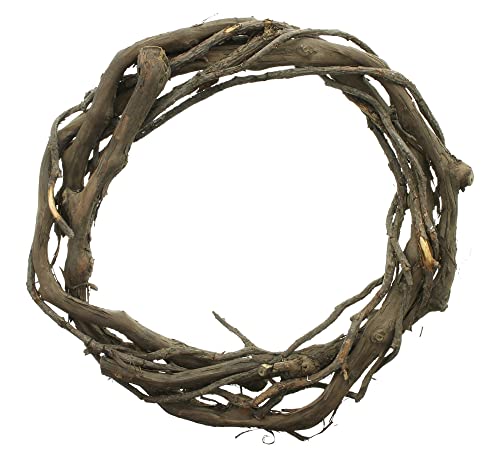 Kranz Weinrebe, Maße: ca. Ø 35 x 7 cm, Innen-Ø 23 cm FRANK FLECHTWAREN von FRANK FLECHTWAREN