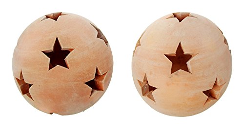 Kugel Sterne, klein, im 2er Set Kugel Sterne, klein, im 2er Set von FRANK FLECHTWAREN