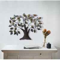 Wanddeko Baum aus Metall, braun, Wandschmuck, Wandbild, Metalldeko, Hänger von DEKOLEIDENSCHAFT