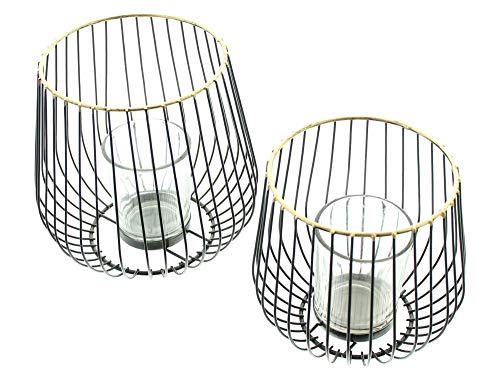 FRANK FLECHTWAREN Windlicht Modern, im 2er Set, Modern, vielseitig einsetzbar Größen Ø 11 x 11 cm und Ø 13 x 13 cm FRANK FLECHTWAREN Windlicht Modern, im 2er Set, Modern, vielseitig einsetzbar Größen Ø 11 x 11 cm und Ø 13 x 13 cm von FRANK FLECHTWAREN