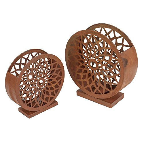 Windlicht Ornament im 2er Set Windlicht Ornament im 2er Set von FRANK FLECHTWAREN