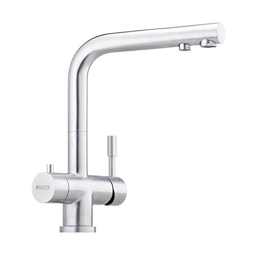 Designer 3-Wege-Wasserhahn Franke L-Auslauf, Edelstahl Massiv für AMWAY eSpring Wasserfilter geeignet ! Küchenarmatur, Spültischarmatur, Mischbatterie, Dreiwege Wasserhahn für Osmoseanlagen von FRANKE