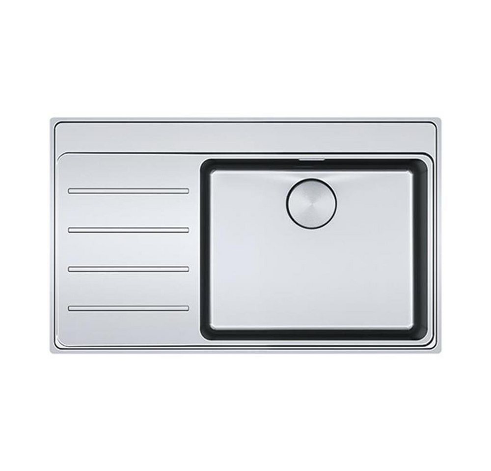 FRANKE Edelstahlspüle Franke Einbauspüle Mythos MYX 211 A Edelstahl, Becken rechts, 0/0 cm von FRANKE