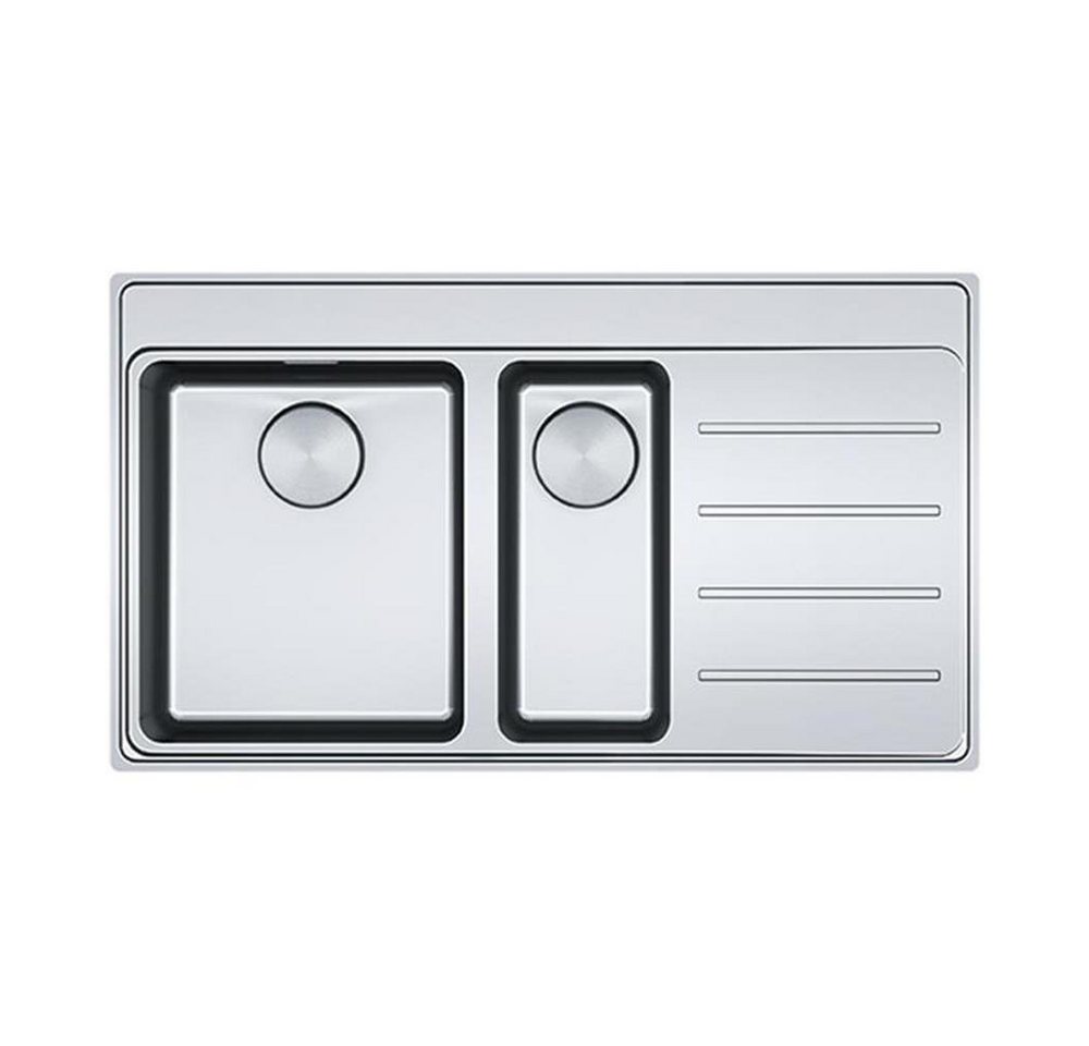 FRANKE Edelstahlspüle Franke Einbauspüle Mythos MYX 251 A Edelstahl, Becken links, 0/0 cm von FRANKE
