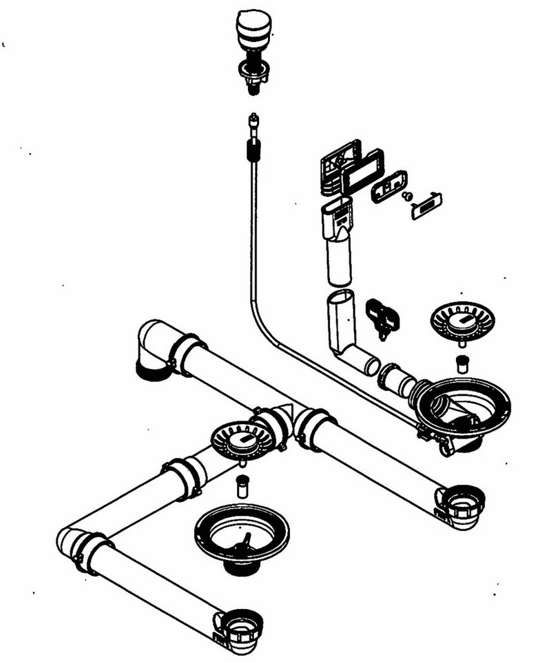 FRANKE Einbauspüle FRANKE Ablaufverbindung Siebkorb/Excenterventil FRANKE Einbauspüle FRANKE Ablaufverbindung Siebkorb/Excenterventil von FRANKE