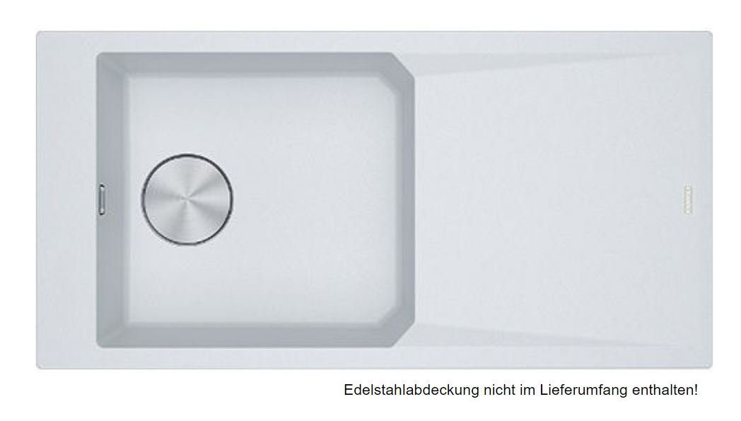 FRANKE Einbauspüle FXG 611-100 100x50cm Druckknopfventil Abtropffläche reversibel Glacier von FRANKE