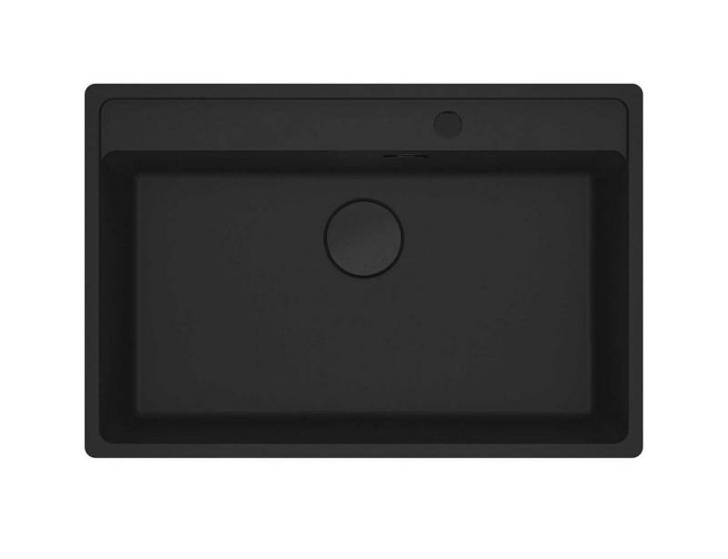 FRANKE Einbauspüle Maris Einbauspüle MRG 610-72 A BlackMatt Drehknopf Black matt ab 80cm von FRANKE