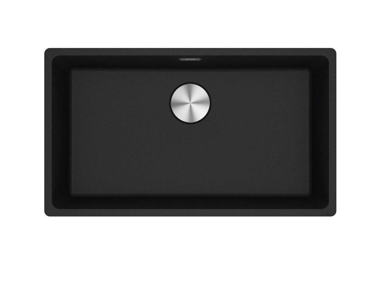 FRANKE Einbauspüle Maris Flächenbündig MRG 210-72 Onyx Druckknopf Edelstahl ab 80cm von FRANKE