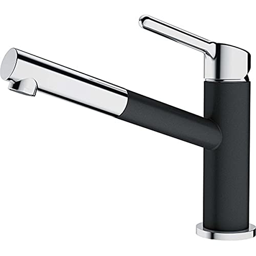 Franke 115.0623.057 ORBIT PULL-OUT Einhebelmischer, Silver, Onyx, Small von FRANKE