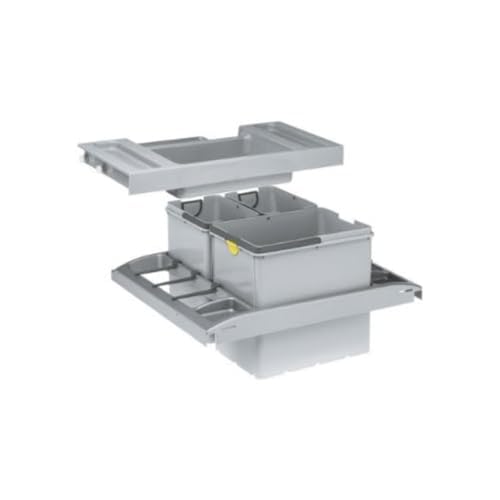 Franke Sorter Trolley Vario 60 Abfallsorter Abfalleimer Mülleimer Abfallsammler, Kunststoff, grau, 1 picometer von FRANKE