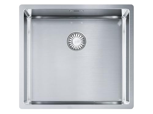 Franke 3D Einbauspüle Küchenspüle Einzelbecken für Unterschrank ab 500 mm Edelstahl, Silber von FRANKE