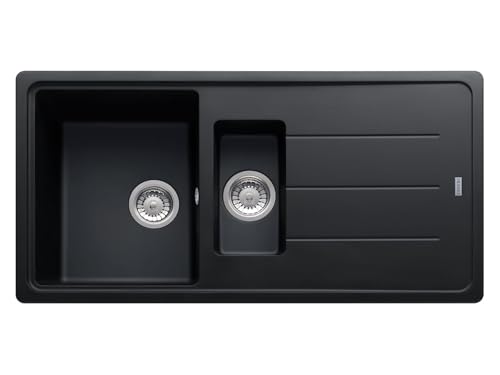 Franke, BFG 651 Onyx Fragranit, schwarz, Küchenspüle, offene Spüle, Granit von FRANKE