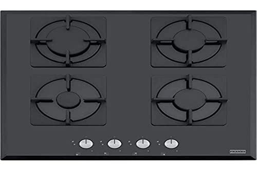 Franke FHNS 604 4G BK C Einbau-Gasherd schwarz - Platte (Einbau, Gasherd, Glas, schwarz, 1000 W, 1750 W) von FRANKE
