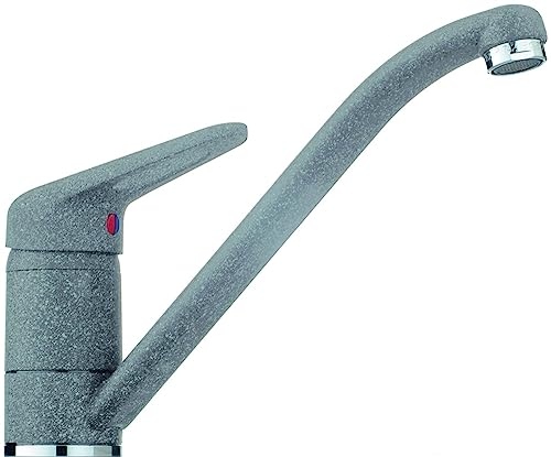Franke Spültischarmatur, Festauslauf, Hochdruckarmatur, Wasserhahn Fragranit, 1 Spültisch-Batterie, 1 Set- Anschlussschläuche, 1 Unterlegscheibe, 115.0470.659 von FRANKE