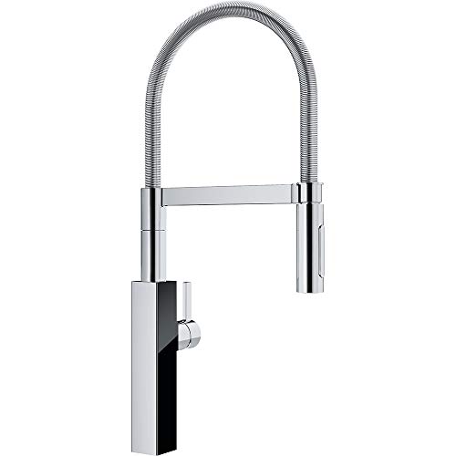 Franke Küchenarmatur Crystal Semi-Pro 115.0474.627 chrome/Schwarzes Glas von FRANKE