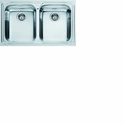 Franke Logica 101.0153.289 Edelstahl Küchen/tisch/Einbau Spüle 2x Becken Textur Seiden, LLX 620-79 von FRANKE