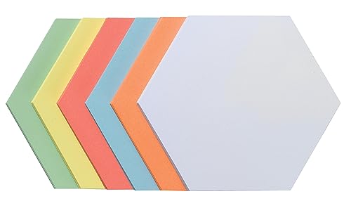 FRANKEN Moderationskarten Wabe, 190 x 165 mm, sortiert, 500 Stück, farblich sortiert, UMZ 1719 99 von Franken