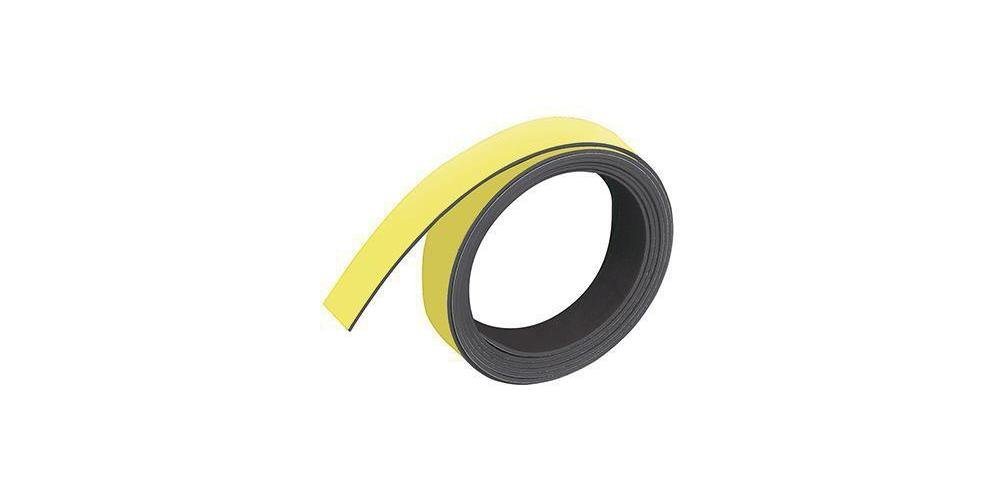 FRANKEN Pinnwand Magnetband 10 mm x 1 m (B x L) gelb 10 mm x 1 m (B x L) gelb von FRANKEN