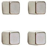 Magnet 10 x 10 x 10 mm (b x h x t) 3kg Neodym silber 4 St./Pack. von FRANKEN