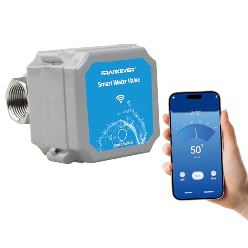 Smart Zeitschaltuhr für Wasserventile, Regulierung Wasserdrucks mit APP, Kontrolle Wasserflusses von FRANKEVER