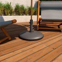 Terra - Rundst�nder f�r Gartenschirm � 45 cm 15 kg aus grauem Zement Terra - Rundst�nder f�r Gartenschirm � 45 cm 15 kg aus grauem Zement von FRANKYSTAR