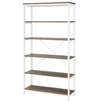 Ganbaru - Regal mit 6 F�chern 80x30xH180 cm im Industrie-Stil oak Ganbaru - Regal mit 6 F�chern 80x30xH180 cm im Industrie-Stil oak von FRANKYSTAR