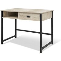 Otari - Schreibtisch im Industrial-Stil, bleach, mit Schublade und offenem Fach, 110x50xH76 cm Otari - Schreibtisch im Industrial-Stil, bleach, mit Schublade und offenem Fach, 110x50xH76 cm von FRANKYSTAR