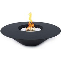 Santorini - Bioethanol-Holzboden-Kamin � 60xH15 cm, schwarz Santorini - Bioethanol-Holzboden-Kamin � 60xH15 cm, schwarz von FRANKYSTAR