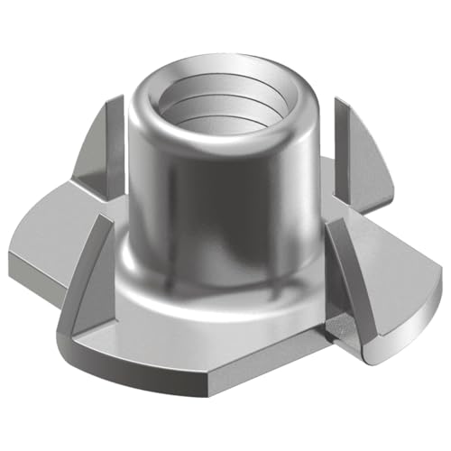 FRANTOS 10 Stück Einschlagmuttern mit 4 Spitzen M6 /H 12x19 - Stahl verzinkt I Einschlagspitzen Schlagmuttern Einschlaghülsen FRANTOS 10 Stück Einschlagmuttern mit 4 Spitzen M6 /H 12x19 - Stahl verzinkt I Einschlagspitzen Schlagmuttern Einschlaghülsen von FRANTOS