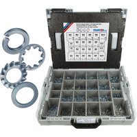 FRANTOS L-BOXX Sicherungsscheiben & Sicherungsringen Sortiment (Stahl verzinkt) von FRANTOS