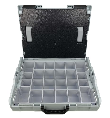FRANTOS L-BOXX Sortimentskoffer (mit Deckeldichtung und Insetboxenset) für Schrauben, Muttern und Scheiben - Montagekoffer Sortiment Set von FRANTOS