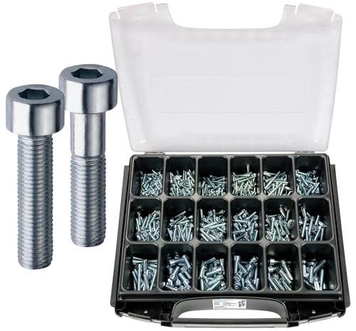 FRANTOS i-BOXX DIN 912 / ISO 4762 Zylinderschrauben Sortiment - 685 tlg. In Stahl 8.8 verzinkt I Zylinderkopfschrauben Set Schraubensortiment FRANTOS i-BOXX DIN 912 / ISO 4762 Zylinderschrauben Sortiment - 685 tlg. In Stahl 8.8 verzinkt I Zylinderkopfschrauben Set Schraubensortiment von FRANTOS